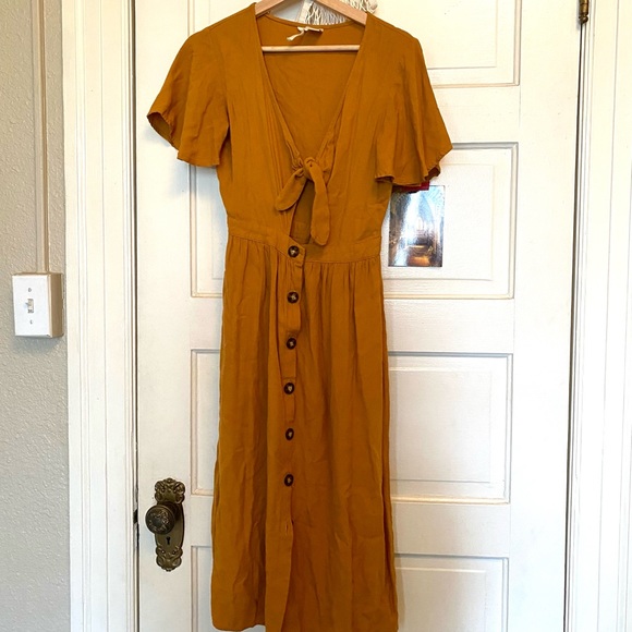 Vintage Hand Dyed 70s dress in XS - Picture 1 of 2